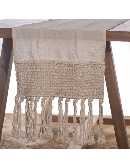 Camino de Mesa  Macramé Telar XL