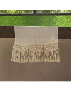 Camino de Mesa  Macramé  3 Puntas