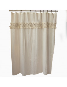 Cortina de Baño - Macrame Natural 2