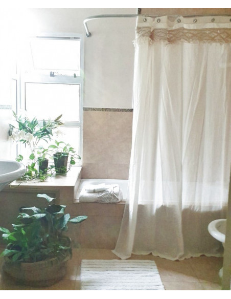 Cortina de Baño - Macrame Natural