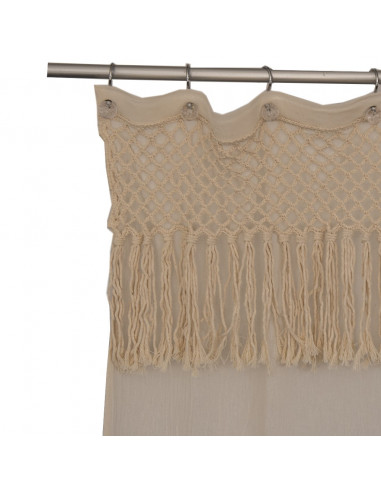 Cortina de Baño -  Cuadros Crochet