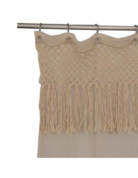 Cortina de Baño -  Cuadros Crochet