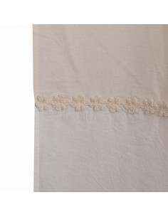 Cortina de Baño -  Flor Crochet 2