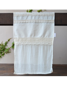 Camino de Mesa - Full Puntillas Lienzo Natural