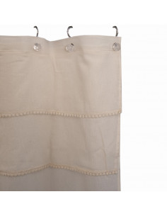 Cortina de Baño: Paz Guipiur Pompon mini 2