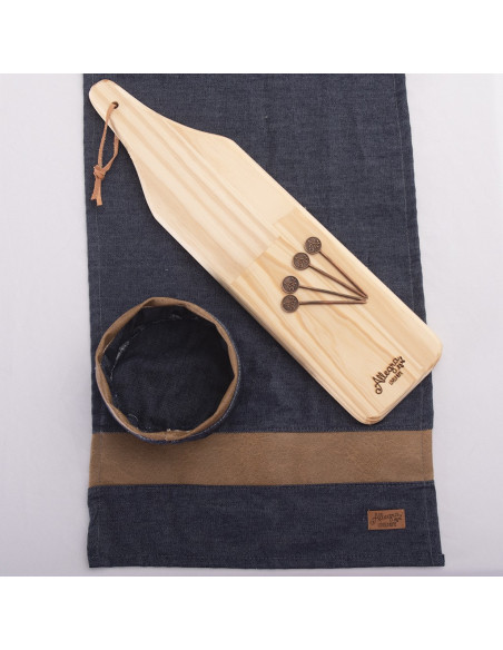 Set de Picada Cuero & Denim - 2 Pinchos