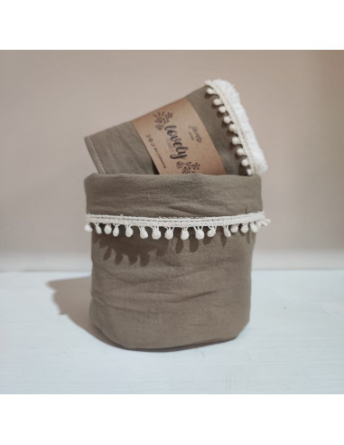 Contenedor  & Toalla de Mano - Guipiur + Jabòn