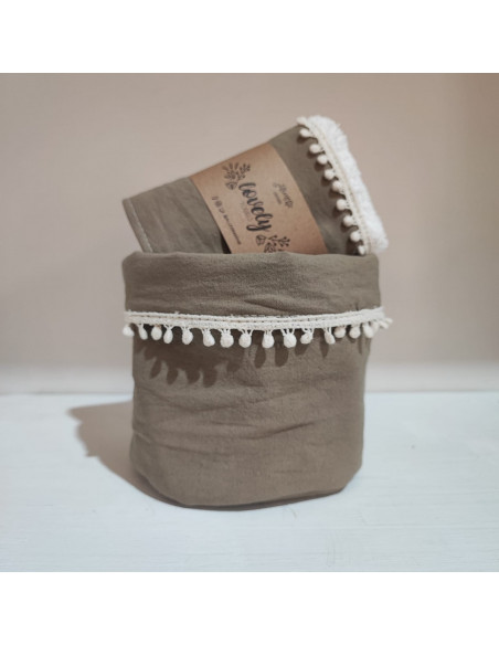 Contenedor  & Toalla de Mano - Guipiur + Jabòn