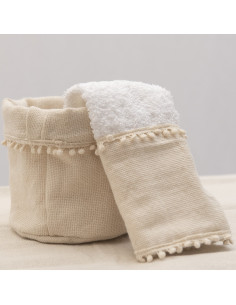 Contenedor  & Toalla de Mano - Guipiur + Jabòn