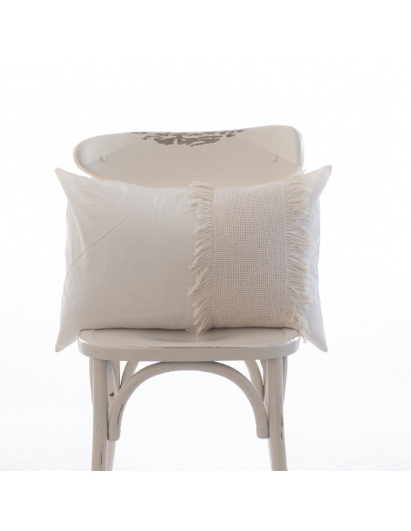 Combo Almohadon Aplique  Telar - 2 x 40 x 60