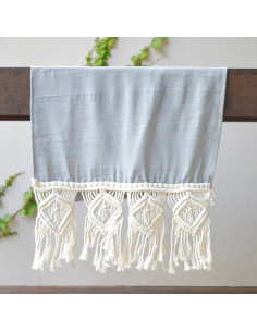 Camino de Mesa - Macramé Rombos 2