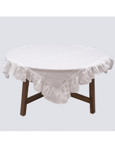 Centro de Mesa - Gasa, Volados y Puntillas - 1x1