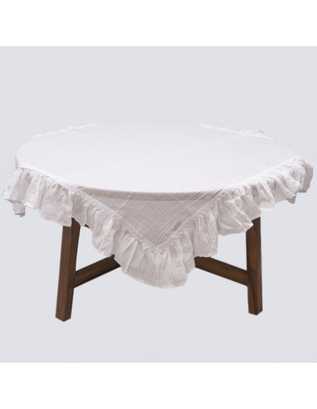 Centro de Mesa - Gasa, Volados y Puntillas - 1x1