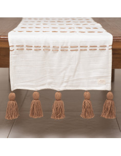 Camino de Mesa -   Panamá Pespunte Central y Borlas