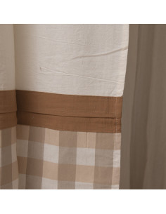 Cortina de Baño  -  Combinada Cuadros Inferior 2