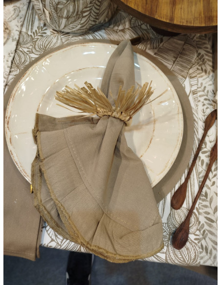 Servilletero - Jaukaanigas Flecos Cortos s y Anillo