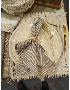 Servilletero ACACIA - Bicolor Palmas