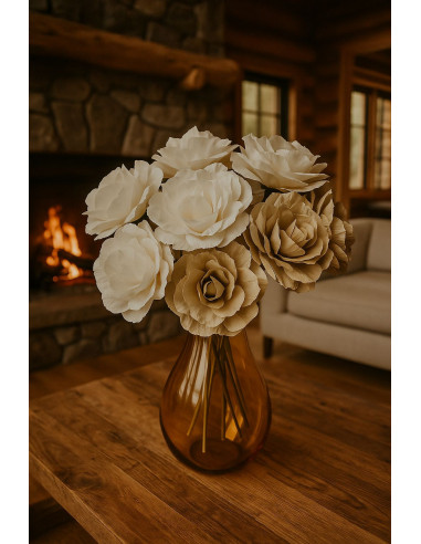 Flores de Tela Surtidas x 1