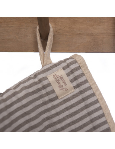 Set Manopla Medianas & Repasador - Mil Rayas