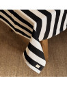 Mantel Rayas Black