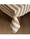 Mantel Rayas Beige