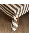 Mantel Rayas Brown