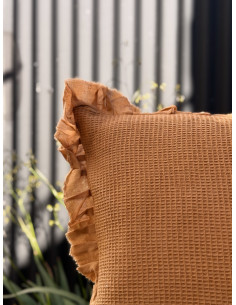 Almohadones Waffle Volado desflecado 2