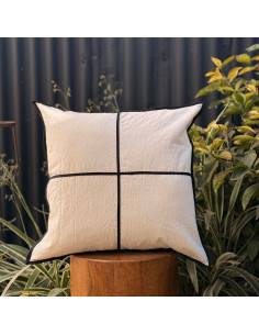 Combo Almohadones Bies Negro CRUZ y Contorno