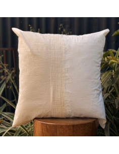Combo Almohadones -  LISBOA II Tusor y bambula desflecada