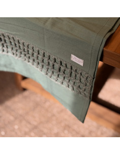 Camino de Mesa  Aplique  Crochet Cuadros