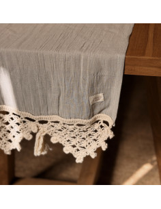 Camino de Mesa -  Flower  Crochet Gasa 2