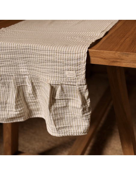 Caminos de Mesa -  Tusor Mil Rayas Volados