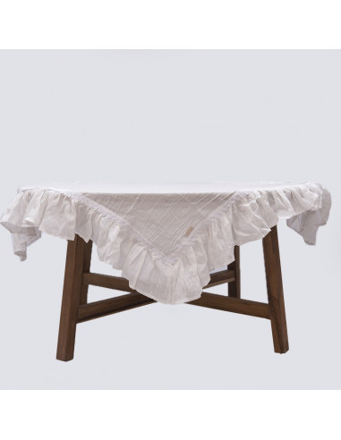 Centro de Mesa - Gasa, Volados y Puntillas - 1x1