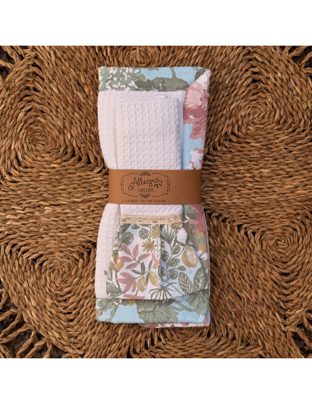 Set Seca Platos: Seca platos + Repasador