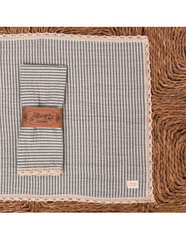 Pack x 2 - Individual Matero - Multiuso - MIl Rayas