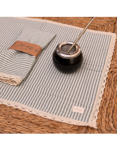 Pack x 2 - Individual Matero - Multiuso - MIl Rayas