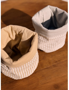 Contenedor Reversible Tusor Rayas 2