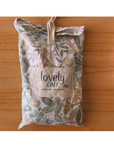 Set Lovely Chef: Delantal + Repasador + bolsita packaging