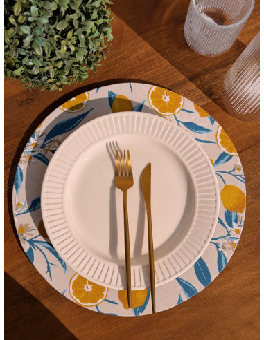 Plato de Sitio - Indian Cotton