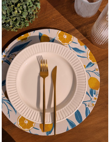 Plato de Sitio - Indian Cotton