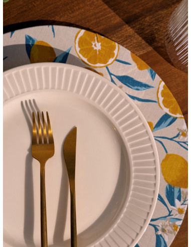 Plato de Sitio - Indian Cotton