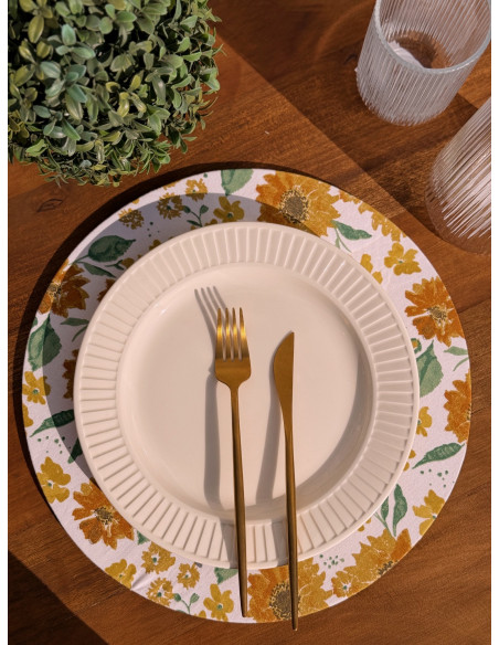 Plato de Sitio - Indian Cotton