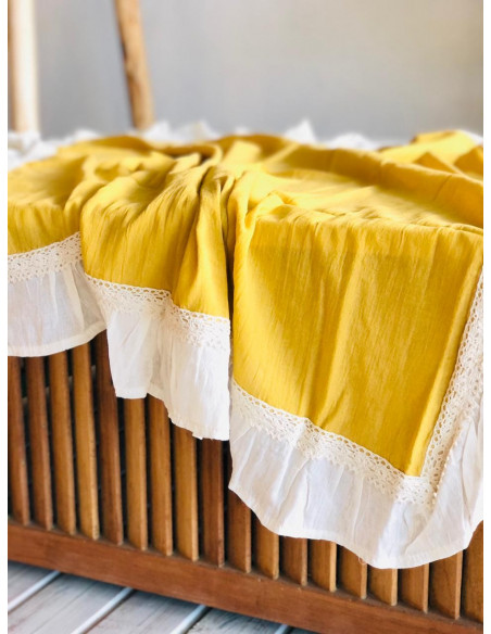 Centro de Mesa - Gasa, Volados y Puntillas - 1x1