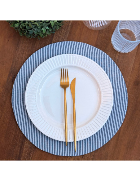 Plato de Sitio - Tusor Mil rayas