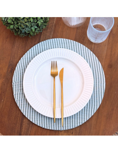 Plato de Sitio - Tusor Mil rayas