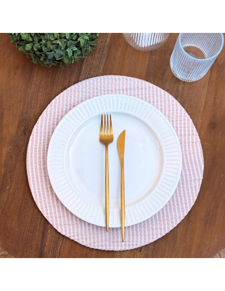 Plato de Sitio - Tusor Mil rayas