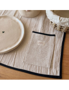 Set individuales  x 4 -  Bies y Portacubiertos