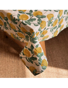 Mantel Indian Cotton -Pomelos