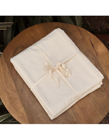 Mantel Zig Zag Tusor HILO