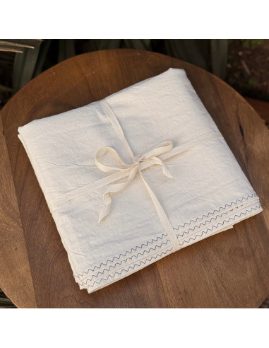 Mantel Zig Zag Tusor HILO